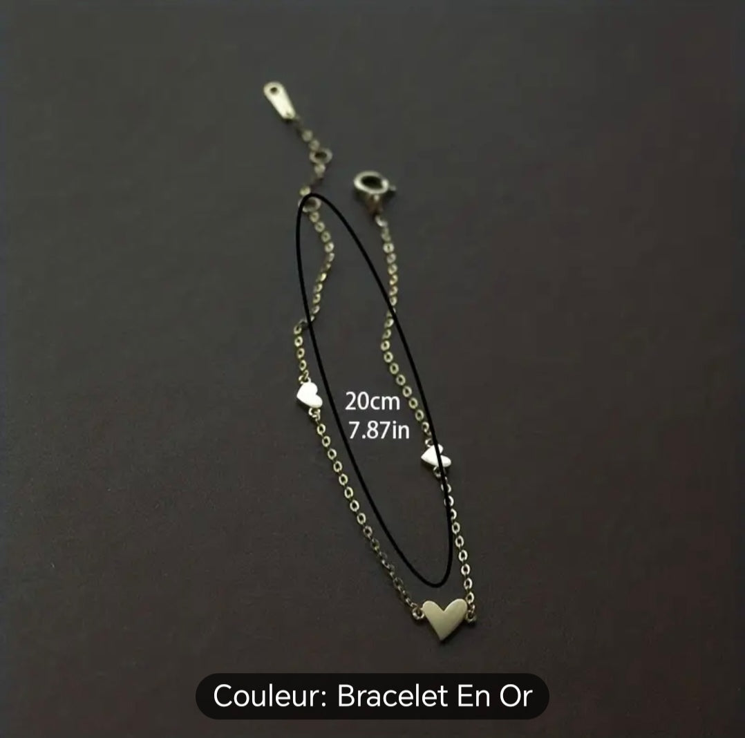 Bracelets à cœur